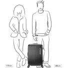 Paradiso - Middelgrote koffer - 55cm