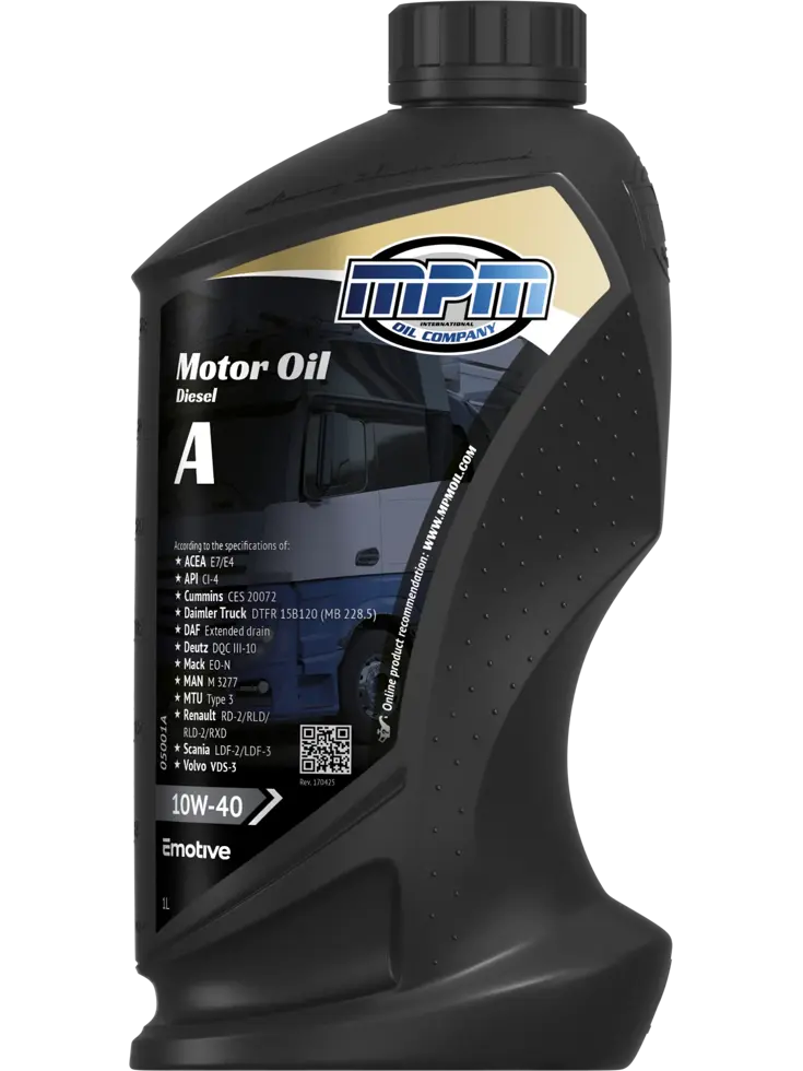 Motorolie 10w40 diesel premium synthetic | 1