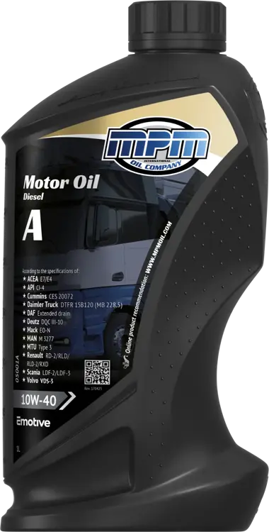 Motorolie 10w40 diesel premium synthetic | 1