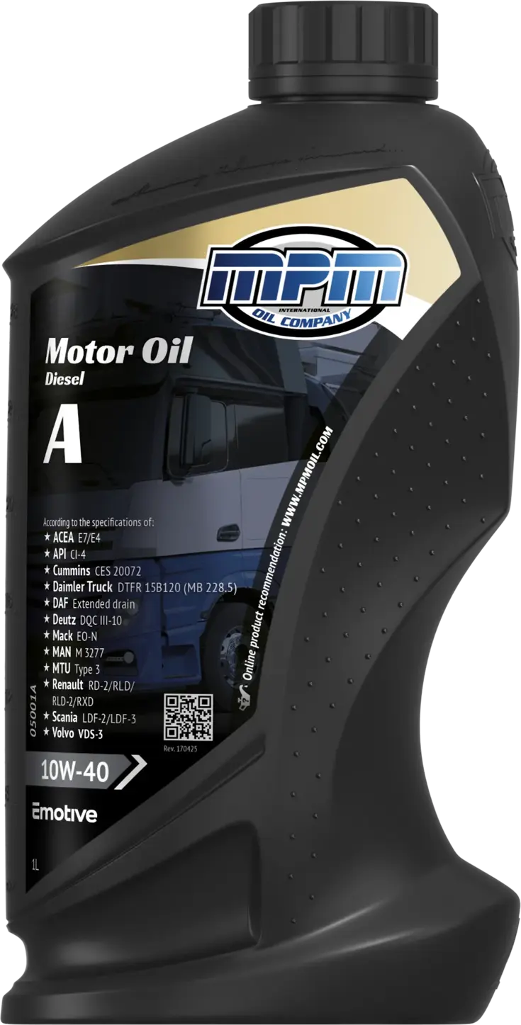 motorolie 10w40 diesel premium synthetic | 1