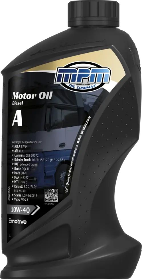 Motorolie 10w40 diesel premium synthetic | 1