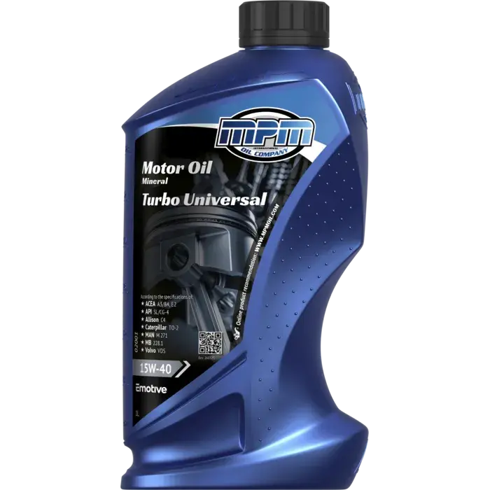 Motorolie 15w40  turbo universeel mineraal |