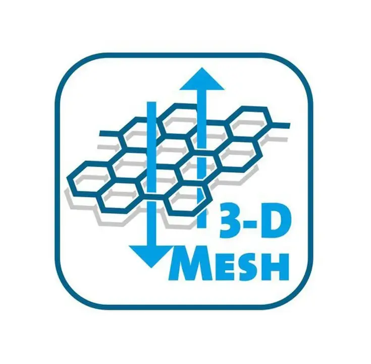 Eurotrail Stoelhoes Gepolsterd 3D-Mesh
