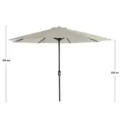 Lotus Ø300 Stokparasol Garden Impressions