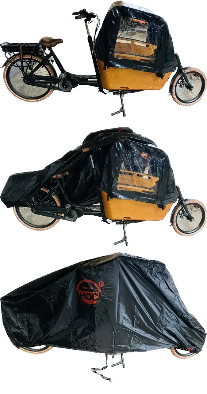 CUHOC Bakfietshoes 265x105x125 cm Waterdicht