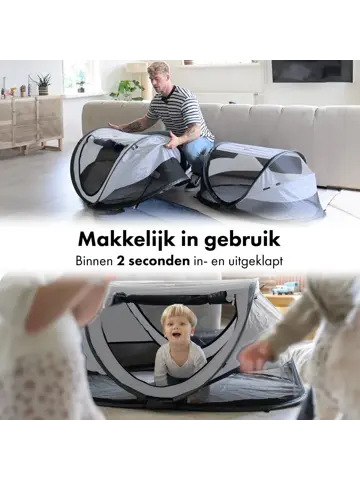 Peuter luxe campingbedje - Zelfopblaasbare matras