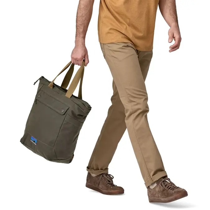 Patagonia Waxed Canvas Tote Pack basin green