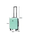 Reiskoffer S ABS 39L met TSA-slot en 360° wielen