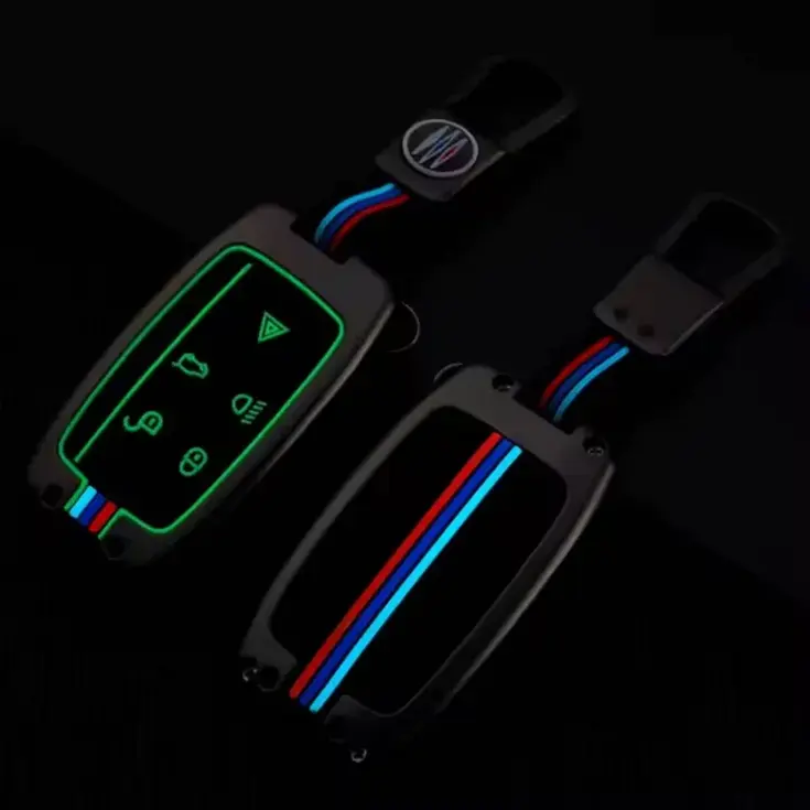 Metalen Sleutelhoesje voor Jaguar grijs A5