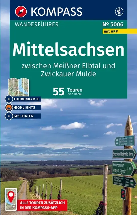 Wandelgids WF 5006 Mittelsachsen