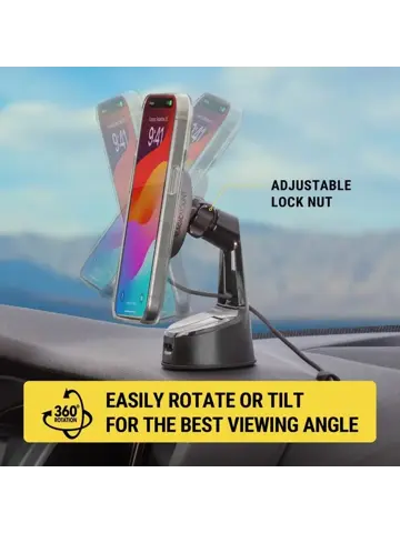 Scosche telefoonhouder magneetlader zuignap