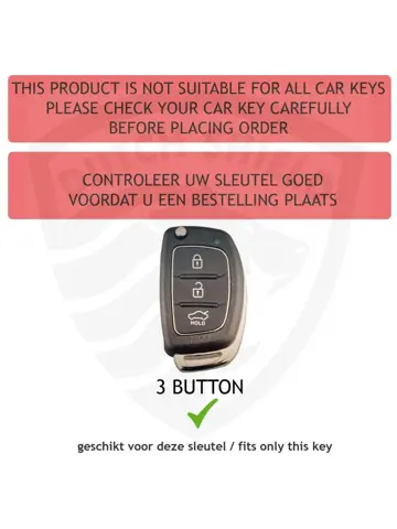 Metalen Sleutelhoesje voor Hyundai grijs B3