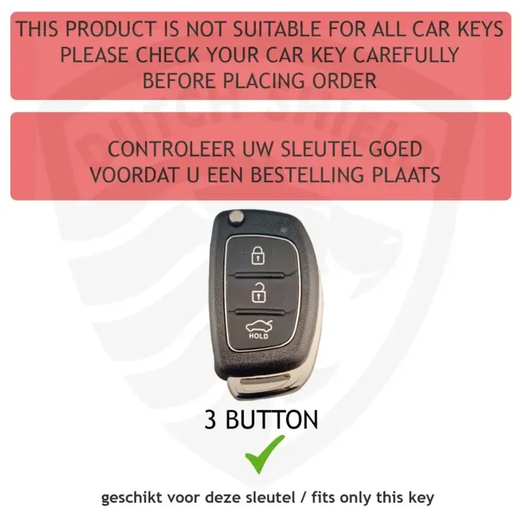 Metalen Sleutelhoesje voor Hyundai grijs B3