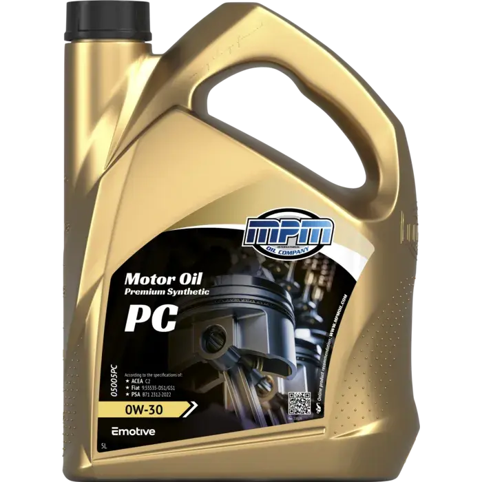 Motorolie 0w30 pc premium synthetic | 5 liter