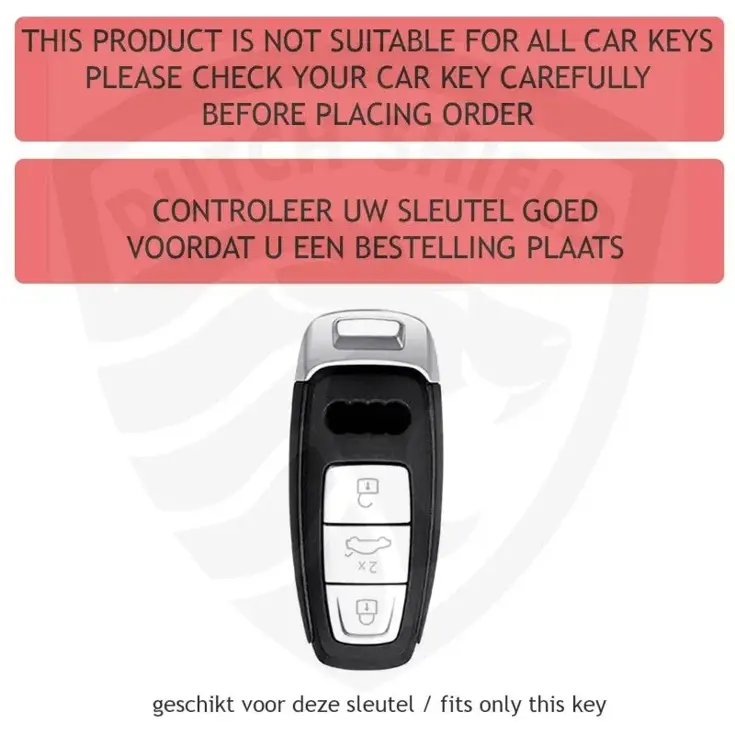TPU Sleutelhoesje voor Audi goud D3