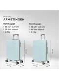 Kofferset 2-delig  55/76 cm - 114L