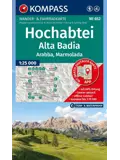 Wandelkaart WK652 Hochabtei - Alta Badia