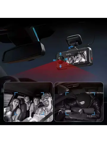 A6 3CH 2K Touch Wifi GPS 64gb dashcam