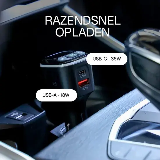 Wegman Bluetooth FM Transmitter Carkit USB-C