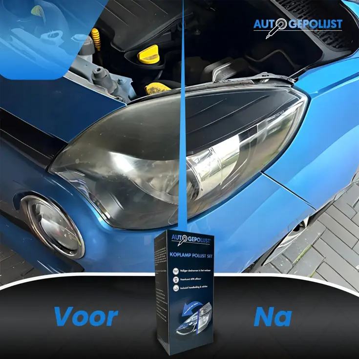 Koplamp Polijst Set - Restauratie Kit - 16 Delig
