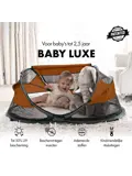 Baby luxe campingbedje - Zelfopblaasbare matras