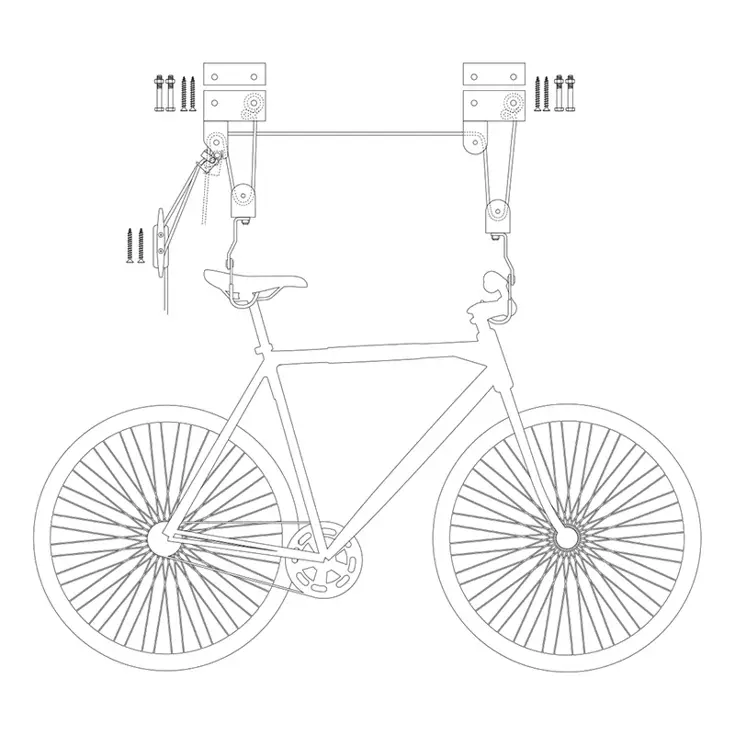 ProPlus Fietslift - XL – Zwart Tot 57 kg