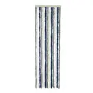 Travellife Chenille grijs/wit/blauw 56x185cm