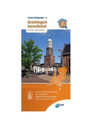 ANWB Fietskaart 4 - Groningen Noordoost