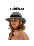 Vizorz SwitchCap fietshelm - Grey woolly stylish