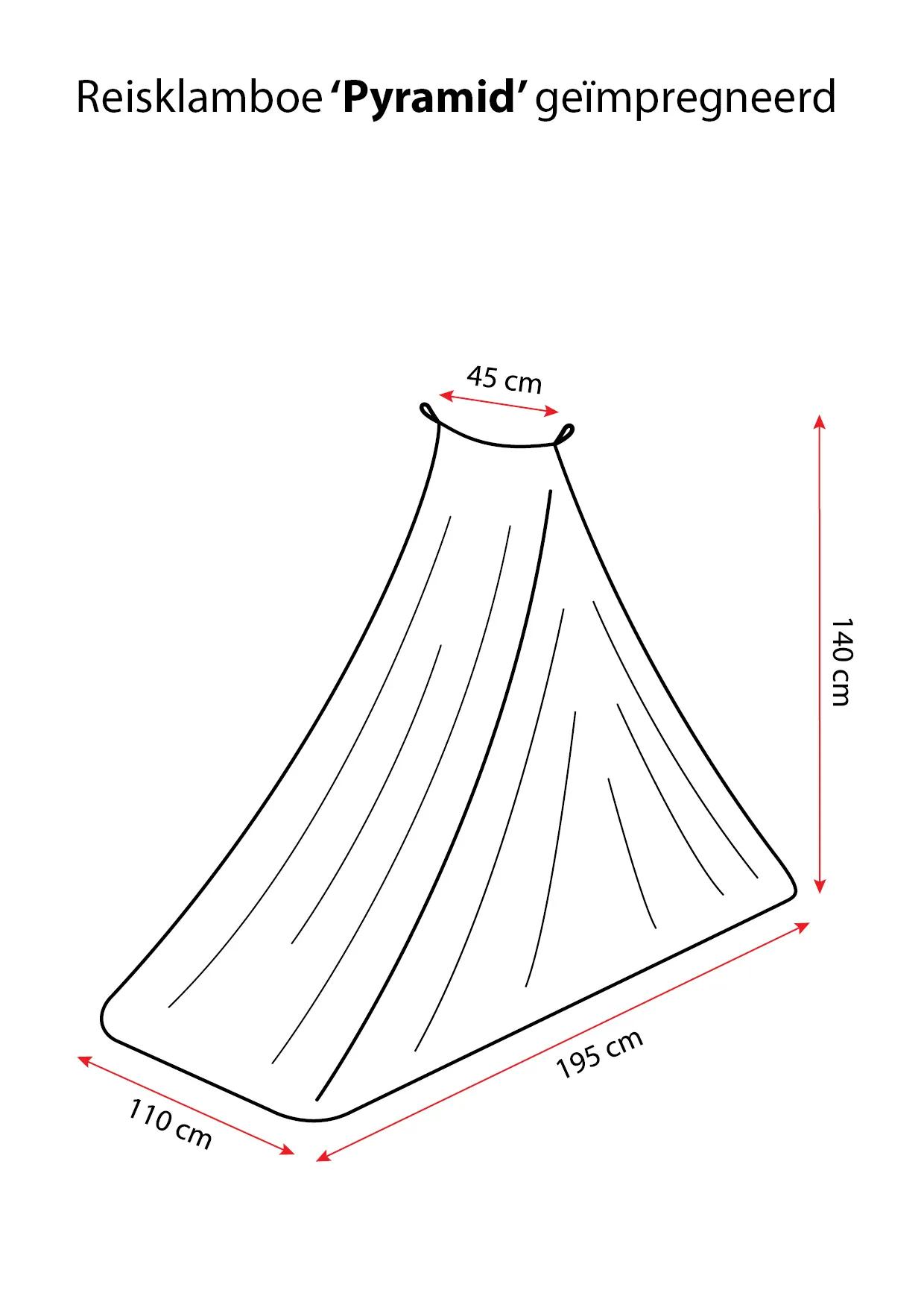 GlisGlis Blue Pyramid, klamboe voor bed op reis, al geïmpregneerd, ingang met ritssluiting, muggennet, fijnmazig netstof, inclusief elastiek om te bevestigen, insectenbescherming