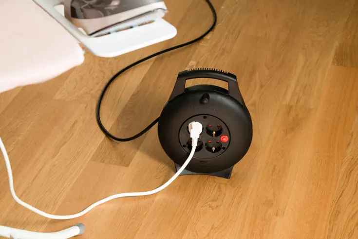 Vario-Line kabelhaspel 10 m, 4 stopcontacten