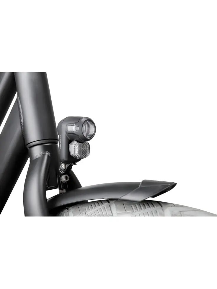 Axa Koplamp Nox City Auto Off Batterij 4 Lux Zwart