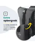 Voltano Dubbele Rolltop Fietstas 48L