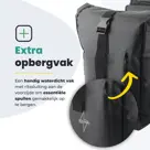 Voltano Dubbele Rolltop Fietstas 48L