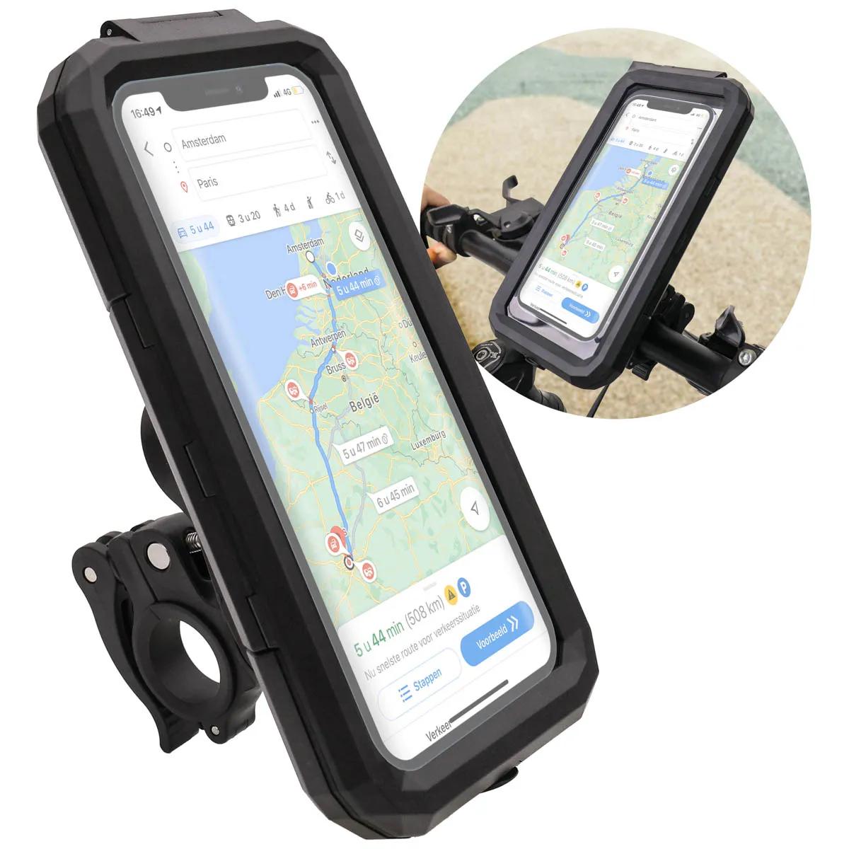 Imoshion  Telefoonhouder Fiets  Waterdicht  Draaibaar  Zwart