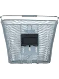 Basil Fietsmand Bold Front FM - zilver