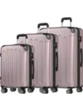 Kofferset – 3 Delig – 45L – Roségoud