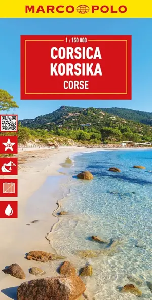 Wegenkaart Corsica 1:150.000