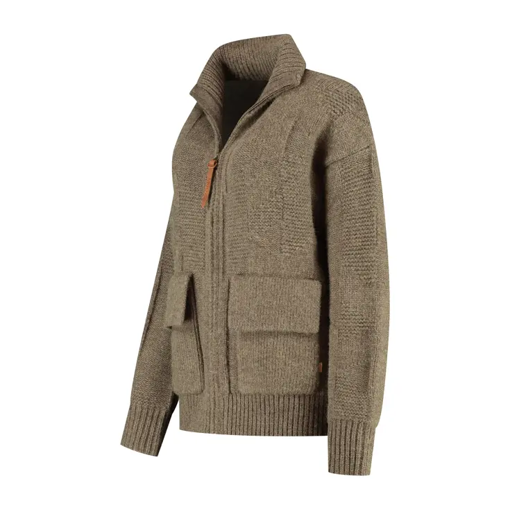 MGO Tamar Dames - Outdoorvest - Grof gebreid
