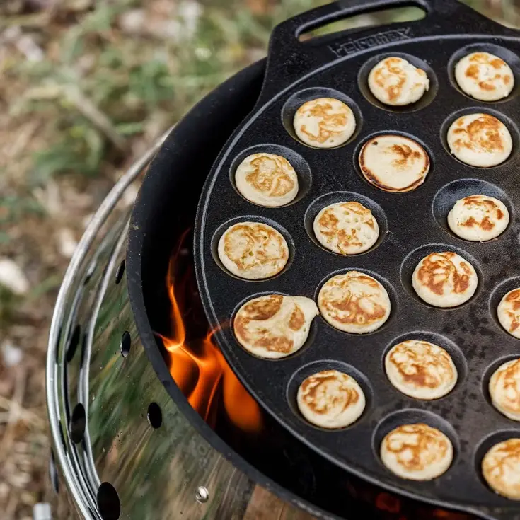 Petromax Gietijzeren Poffertjes Pan