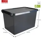 Comfort line - Opbergbox - 62L - 3-dlg