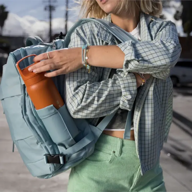 LifeStraw 500ml RVS Waterfles Kyoto Oranje
