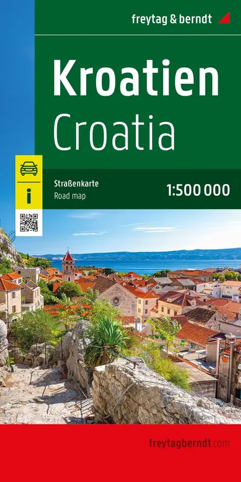 Wegenkaart Kroatië
