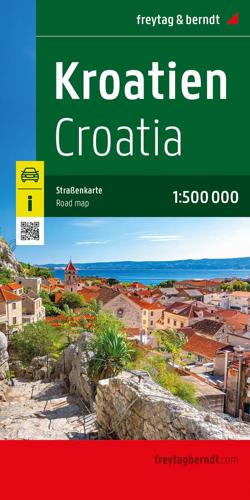 Wegenkaart Kroatië