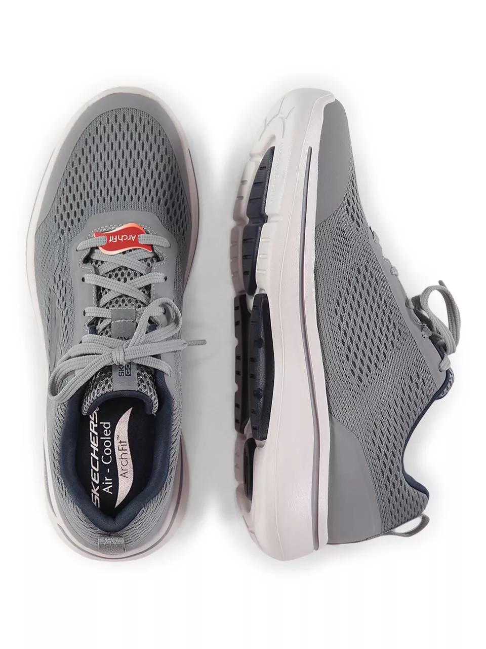 Skechers GO WALK Arch Fit Idyllic  Wandelsneakers heren  Grijs   43
