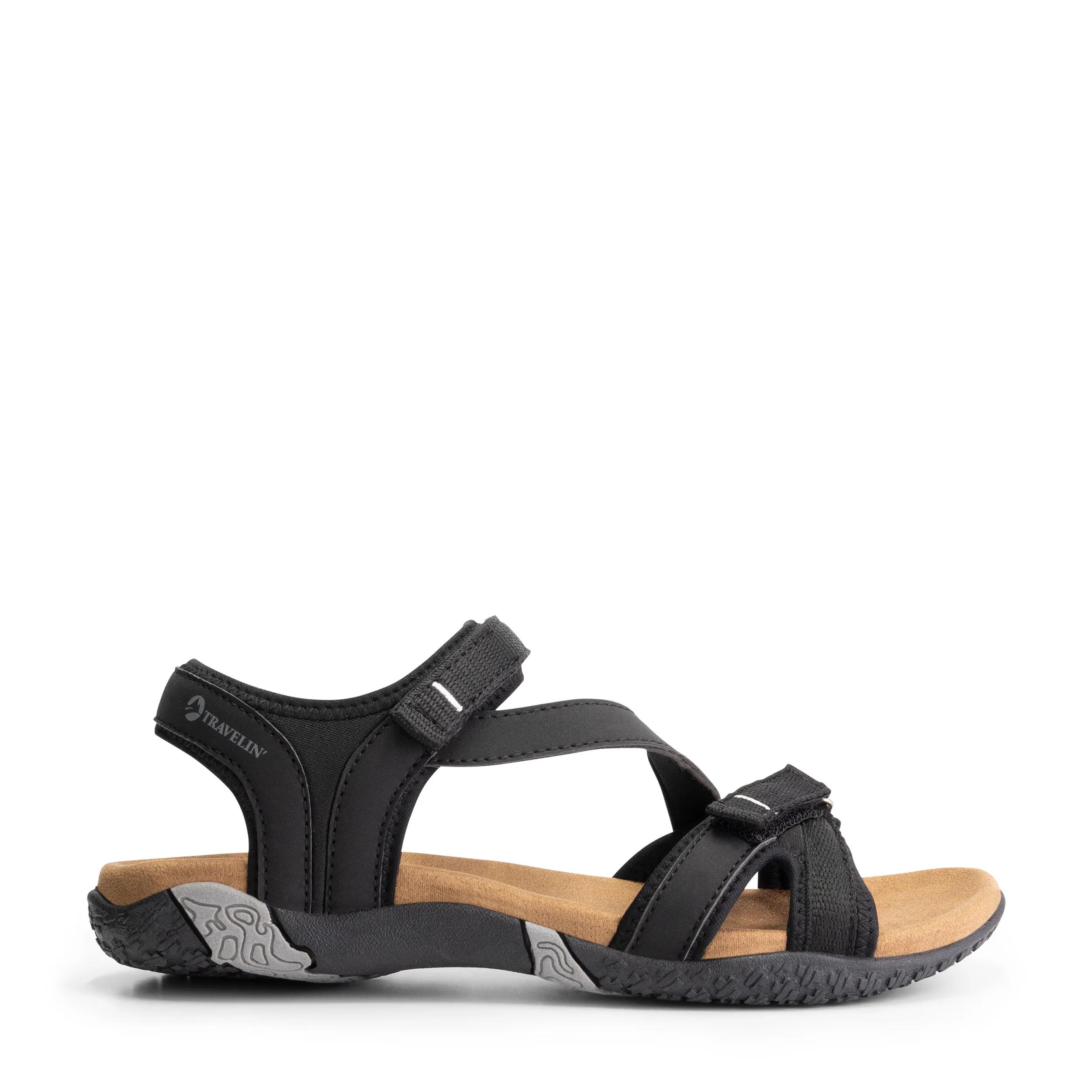 Travelin' Helsem dames  Outdoorsandalen  Zwart