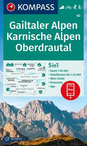 Wandelkaart WK60 Gailtaler Alpen