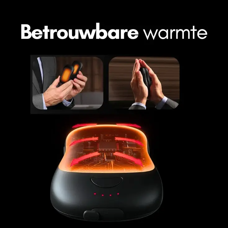 Herbruikbare Handwarmers met Powerbank PRO