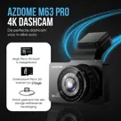 M63 Pro True 4K 64gb Wifi GPS dashcam