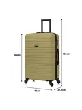 Reiskoffer M ABS 74L met TSA-slot en 360° wielen